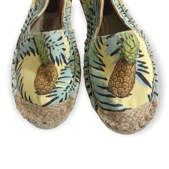 New Sundias pineapple print espadrille Size 37EU - Picture 4 of 7